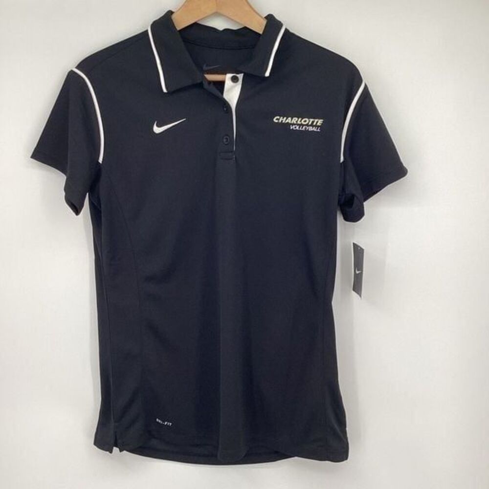 NWT Ladies Nike University‎ of North Carolina Charlotte Volleyball Polo large